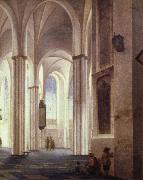 Pieter Saenredam the lnterior of the buurkerk at utrecht USA oil painting artist